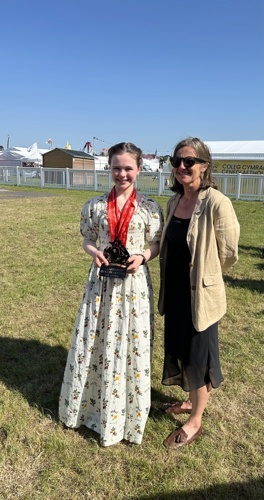 Winner of Scientific Project with Catrin Eliis Jones of Trydan.
